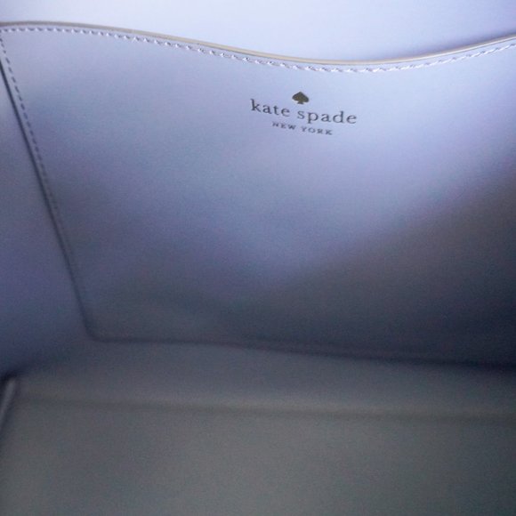 Kate Spade Patrice Large Leather Tote Optic White - Picture 10 of 12